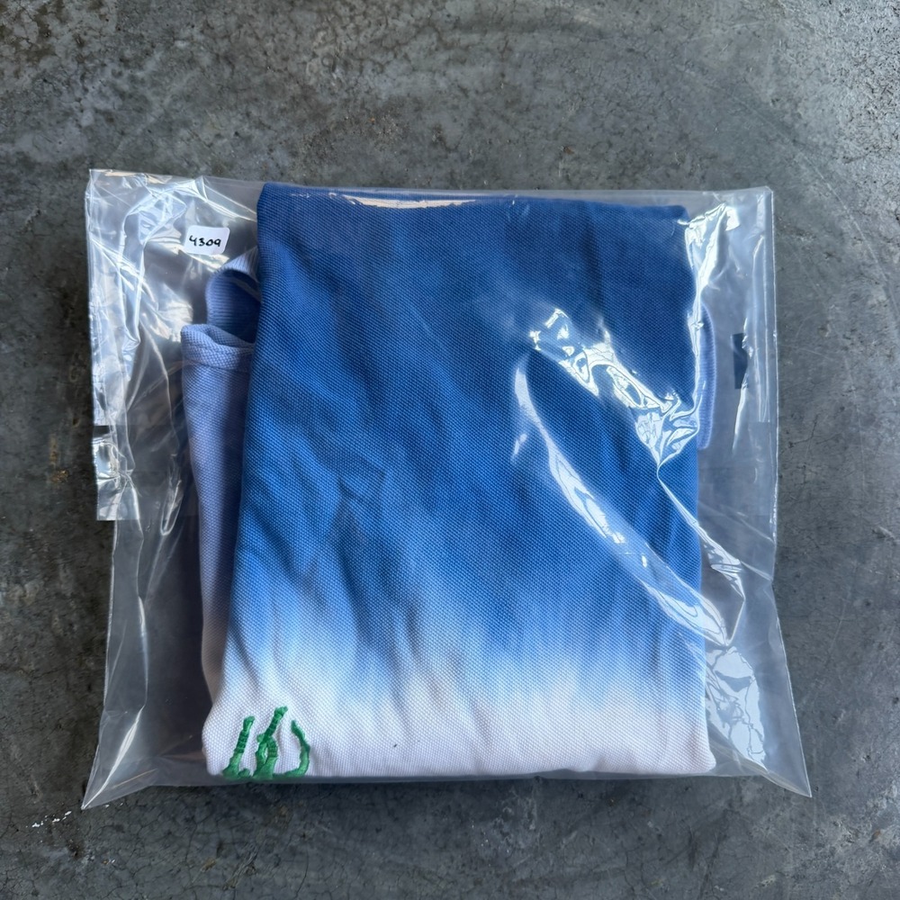 Vintage Polo Ralph Lauren Gradient Ombre Big Pony Polo Shirt Mens S Short Sleeve - Picture 8 of 8